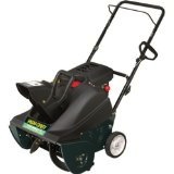 yard man 21 inch snow blower, single stage snow thrower